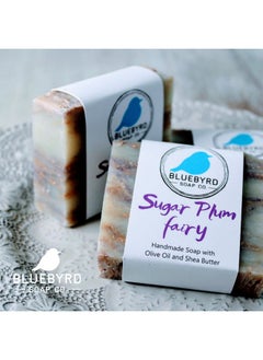 BLUEBYRD SOAP CO. Bluebyrd Soap Co. Sugar Plum Fairy Soap Bar | Fun Bath Soap for Kids, Children, Teens | Handmade Natural Organic Shea Butter Soap for All Skin Types | Stocking Stuffer (Plum)  - Image 4
