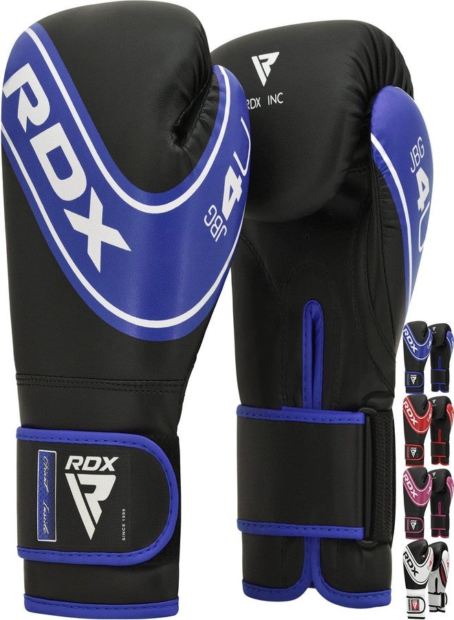 RDX Kids Boxing Gloves, 6oz 4oz Junior Training Mitts, Maya Hide Leather Ventilated Palm, Muay Thai Sparring MMA Kickboxing, Punch Bag Speed Ball Focus Pads Punching Workout, Youth Games Fun - Image 1