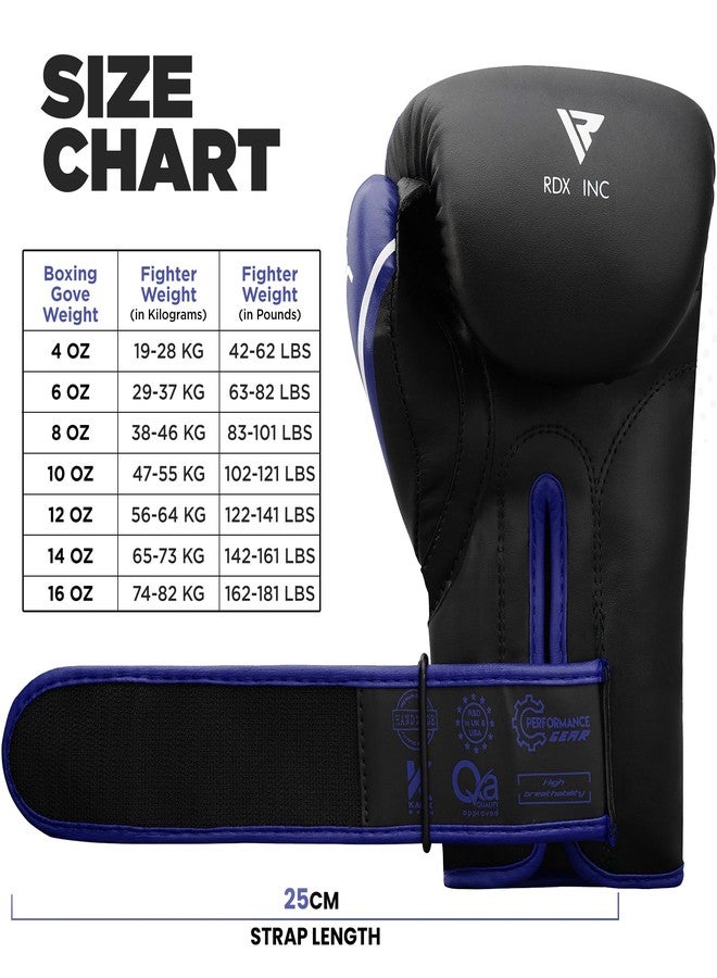 RDX Kids Boxing Gloves, 6oz 4oz Junior Training Mitts, Maya Hide Leather Ventilated Palm, Muay Thai Sparring MMA Kickboxing, Punch Bag Speed Ball Focus Pads Punching Workout, Youth Games Fun - Image 3