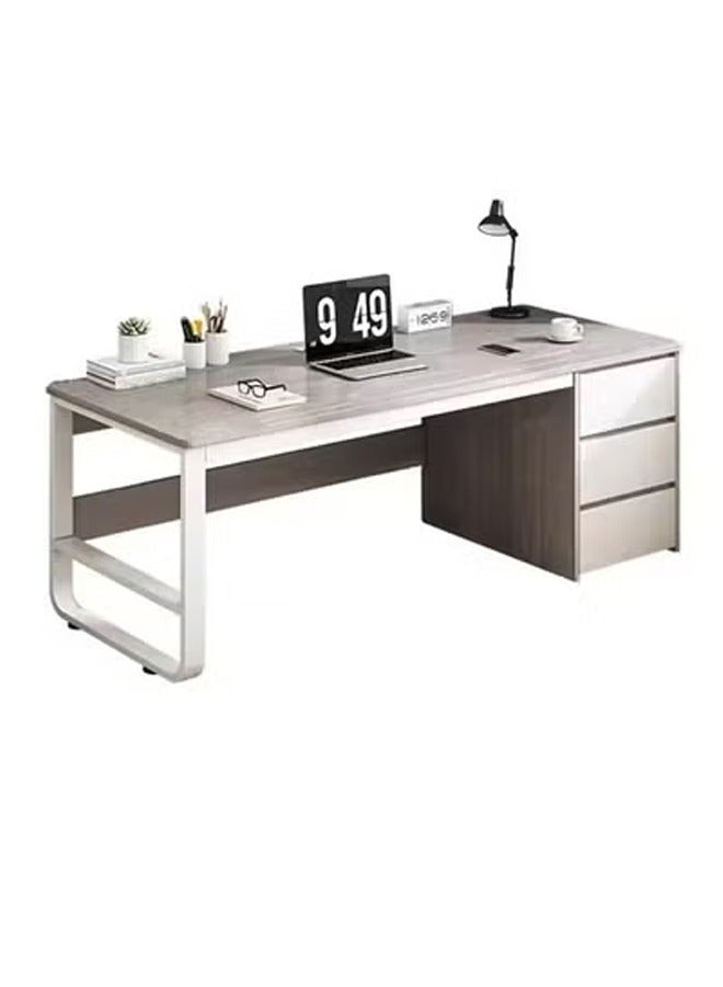 NKX Multifunctional Computer Table And Office Desk With 3 Drawers 120 ...