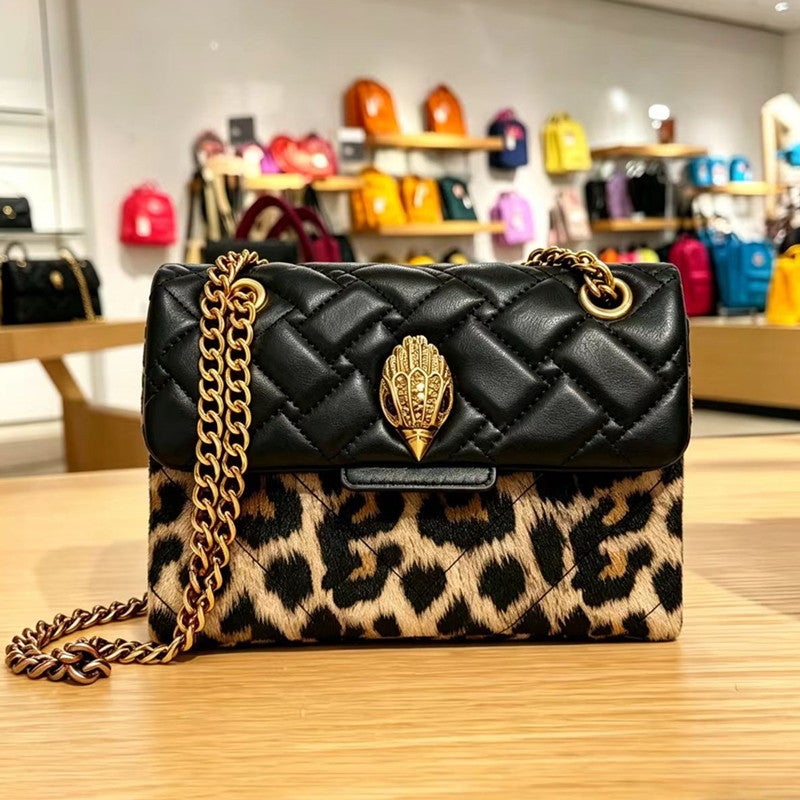 Kurt Geiger Women's Quilted Chain Shoulder Bag Crossbody Bag with Eagle Head - Image 1