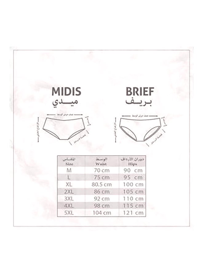 سكول طقم ملابس داخلية (4) من السراويل الواسعة - للنساء - Image 2