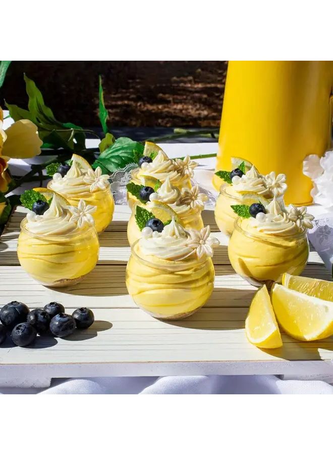 22pcs 3 Oz Sphere Mini Dessert Cups Parfait Professional Grade Recyclable Clear Plastic Fishbowl For Parfait Desserts Events And Parties Small Dessert Containers - Image 4