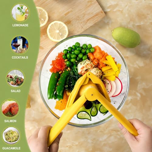 ToGeeKa Lemon Squeezer, Effortless Manual Flat Lime Juicer Squeezer, Hand Citrus Press, Folds Design For Saving Space Storage, Easy to Make Juice From Lemon, Lime, Cirtus, Orange, Fruits - Image 4
