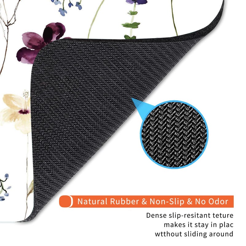 Armanza Square Mouse Pad Beautiful Flowers Plants, Personalized Premium-Textured Custom Mouse Mat Design, Washable Mousepad Cloth, Non-Slip Rubber Base Computer Mouse Pads for Wireless Mouse - Image 5