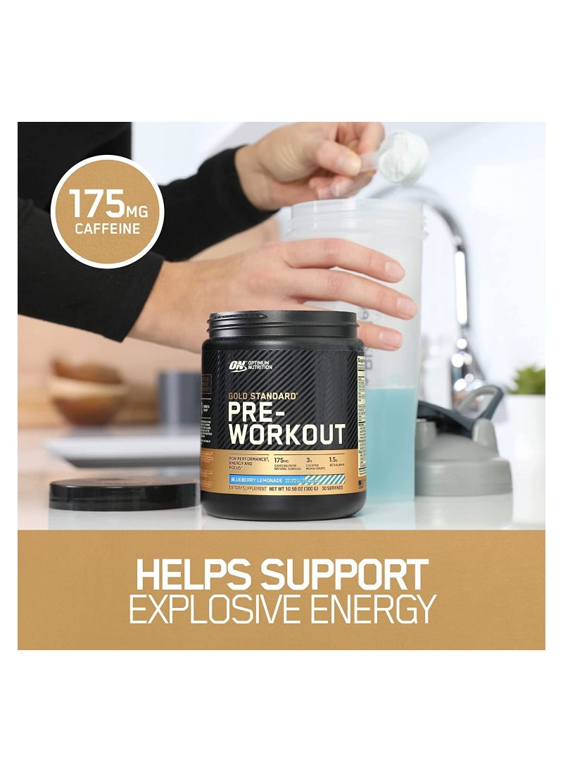 Optimum Nutrition - Gold Standard Pre-Workout, Vitamin D for Immune Support, with Creatine, Beta-Alanine, and Caffeine for Energy - Fruit Punch, 30 Servings - Image 1