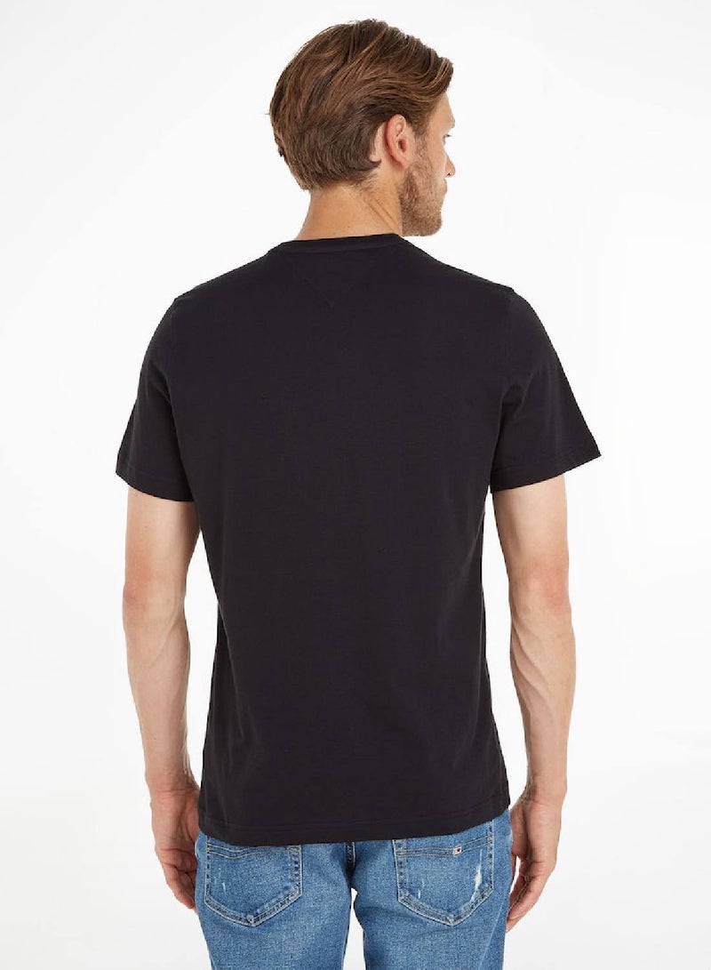 TOMMY HILFIGER Extra Slim Short Sleeve T-Shirt - Image 3