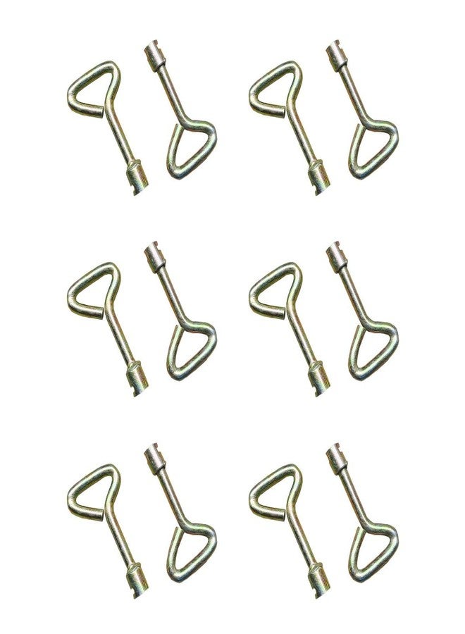 Being Safe Fire Hose Cabinet Key Emergency Access Key Heavy-Duty Construction Fire Safety Key - For Opening Fire Hose Cabinets in Emergencies Quick Access Solution Pack Of 12
