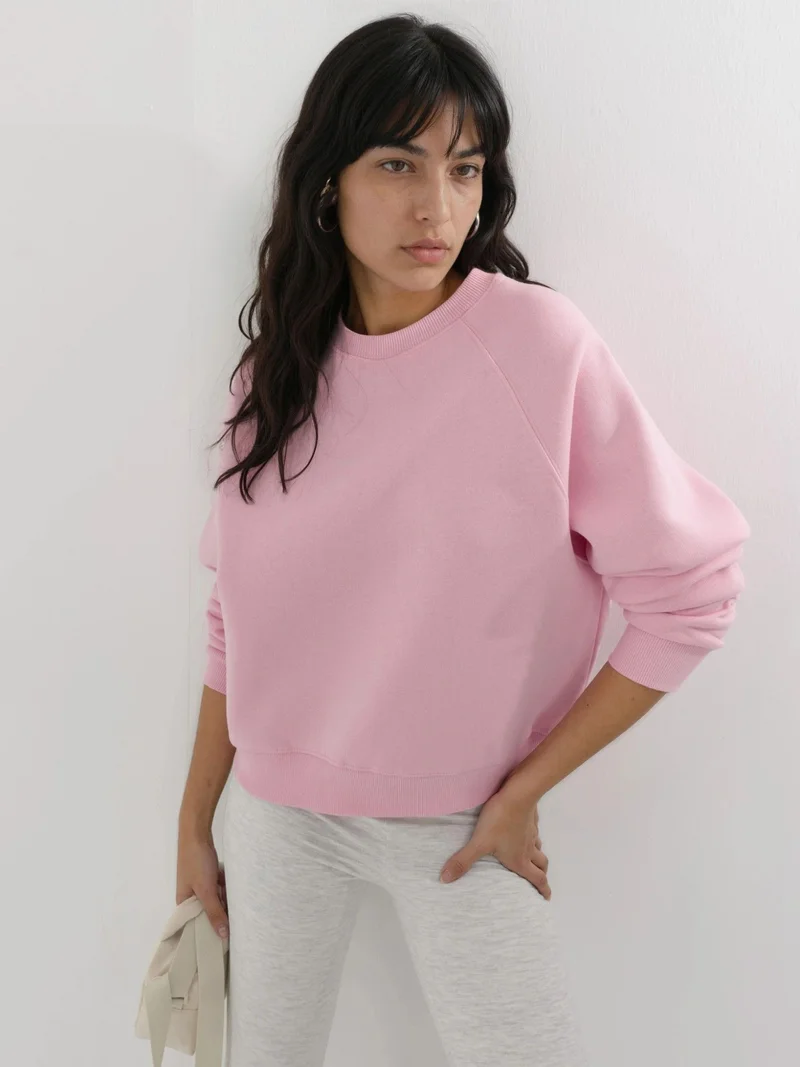 Busem BUSEM Crew Neck Long Sleeve Knitted Sweatshirt
