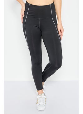 Reebok Women Sportswear Fit Training Leggings, Black  - Image 1