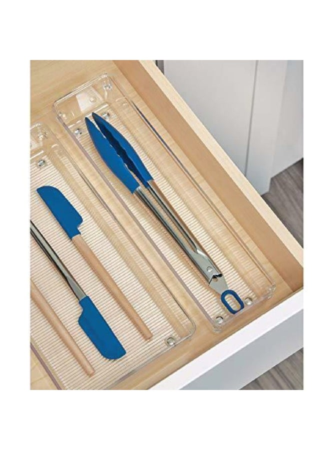 InterDesign High Quality Durable Rectangular Drawer Organizer Clear 3.2 x 12.8 Inch 52530 - Image 3
