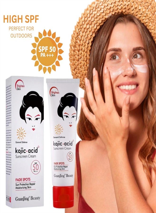 جوانجينج كريم ذو القوام الرطب له تاثيرات فريدة في حماية الشمس والترطيب SPF50 PA+++ - Image 2