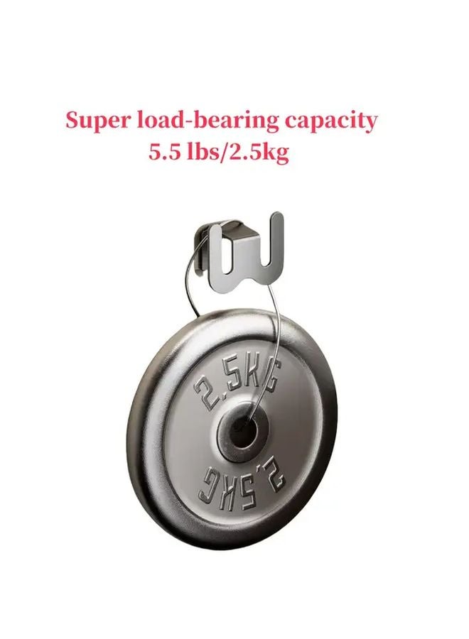 1 قطعة رف أحذية من الألومنيوم مثبت على الحائط منظف أحذية الحمام بدون حفر - Image 1