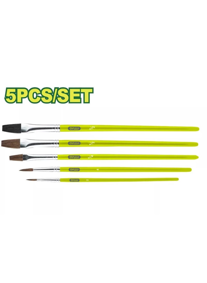 DYLLU 5-Piece Paint Brush Pen Set - Image 1
