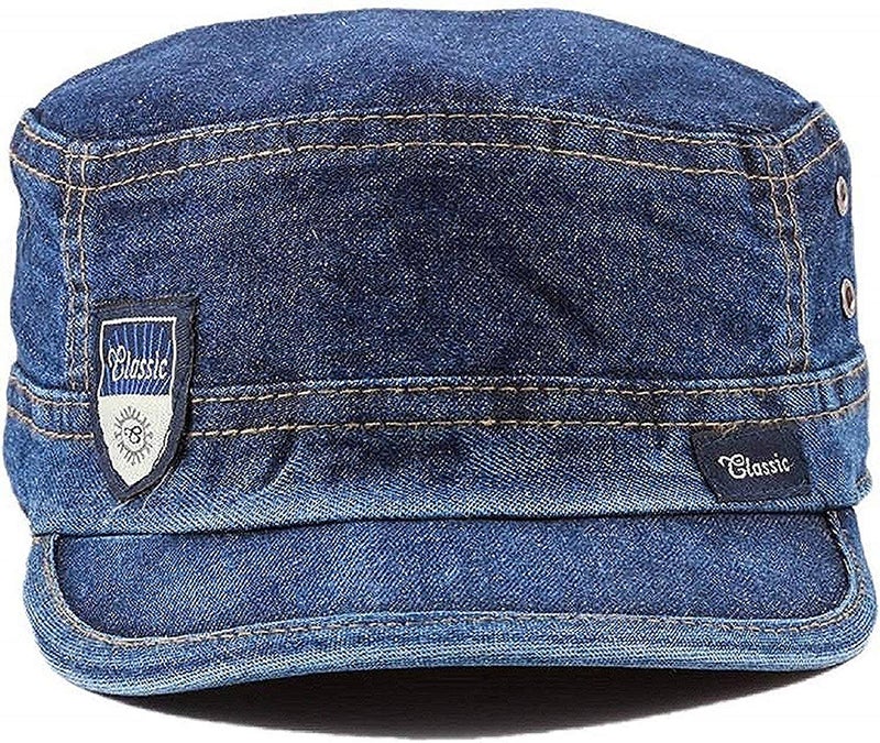 Zacharias Unisex Denim Cap (Pack of 1) (Blue; Free Size) - Image 4