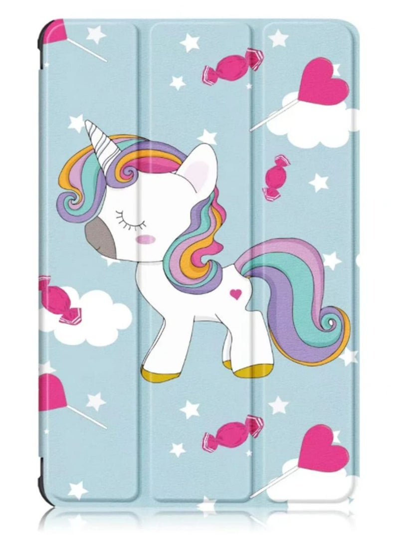 Case for Samusng Galaxy Tab A8 10.5'' (2021) SM-X200 SM-X205 Leather PC Back Cover Stand Auto Sleep Smart Magnetic Folio Cover - Image 2