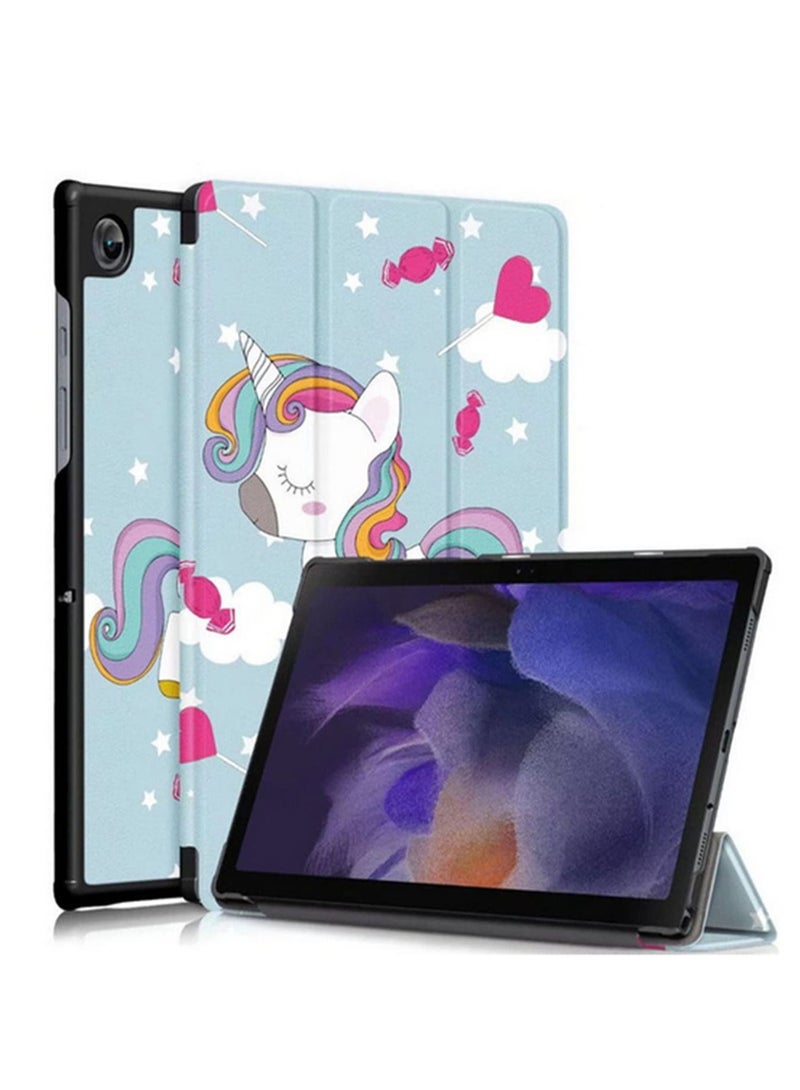 Case for Samusng Galaxy Tab A8 10.5'' (2021) SM-X200 SM-X205 Leather PC Back Cover Stand Auto Sleep Smart Magnetic Folio Cover - Image 1