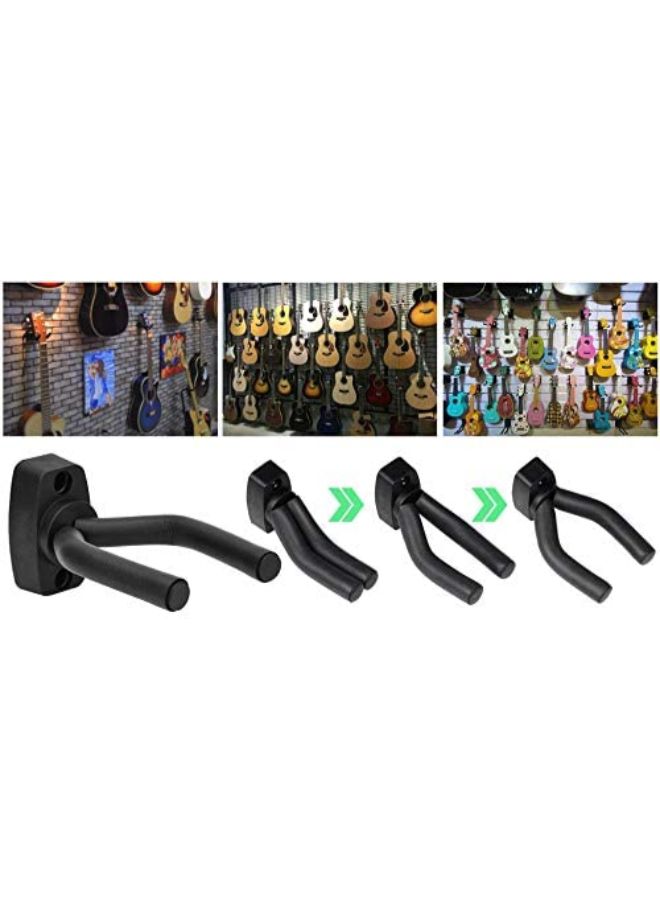 Guitar Holder Stand Wall Mount Hanger Hook With Screw Fit  - Image 5
