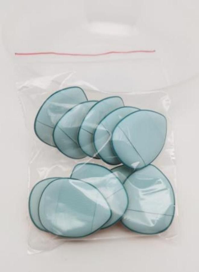 10 Pieces Mini Makeup Puff, Wet and Dry Foundation Cotton Pad Makeup Accessories - Image 1