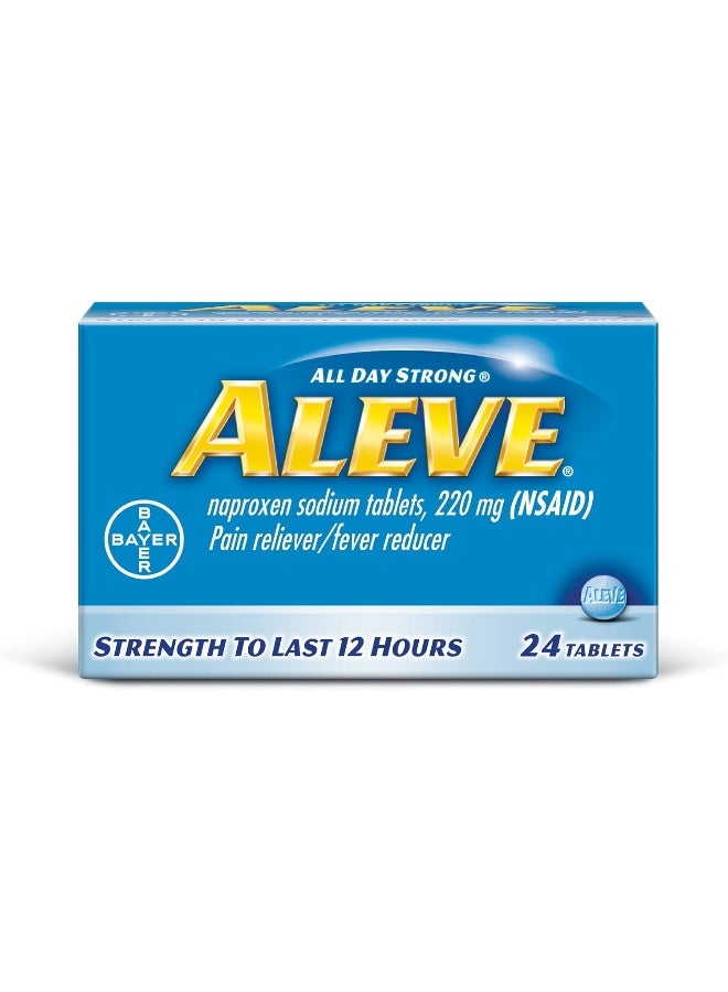 مسكن للألم ومخفض للحمى طوال اليوم قوي 12 ساعة 24 قرص - Image 1