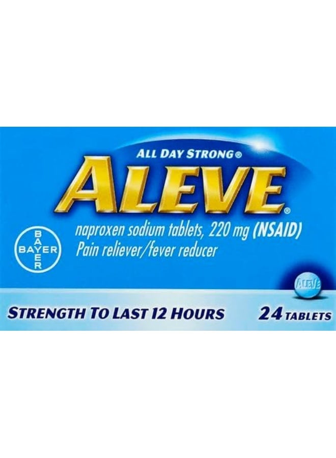 مسكن للألم ومخفض للحمى طوال اليوم قوي 12 ساعة 24 قرص - Image 2