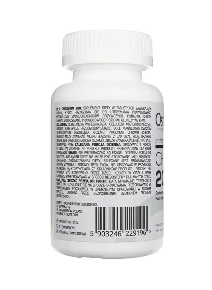 Ostrovit Chromium 200, 200 Tablets 200 Serving - Image 3