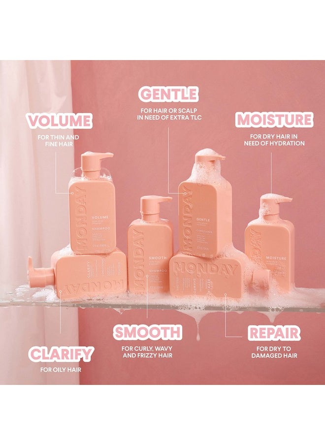 مونداي هير كير - شامبو MONDAY HAIRCARE Clarify 12 أونصة للشعر الدهني، مصنوع من مستخلص الجريب فروت وزيت جوز الهند وفيتامين E (354 مل) - Image 1