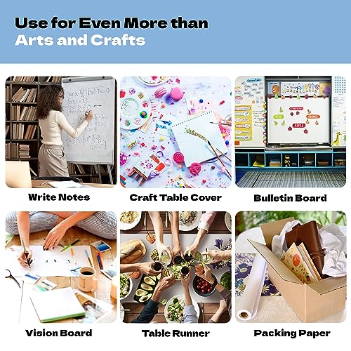 ArtSkills Easel Paper, Roll of Paper for Kids Art, Painting and Drawing, 50 ft, 1-Pack - Image 5