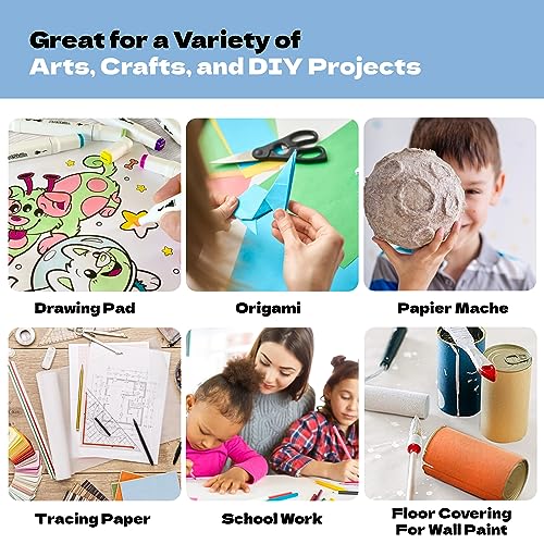 ArtSkills Easel Paper, Roll of Paper for Kids Art, Painting and Drawing, 50 ft, 1-Pack - Image 4