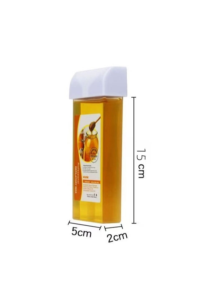 Laseta - 6-Piece  Wax Cartridge ，This set includes（ rose, aloe vera, honey, lavender, green tea, lemon），Waxee Mix of 6 roll-on wax cartridges, roller wax refill 100ml - Image 1