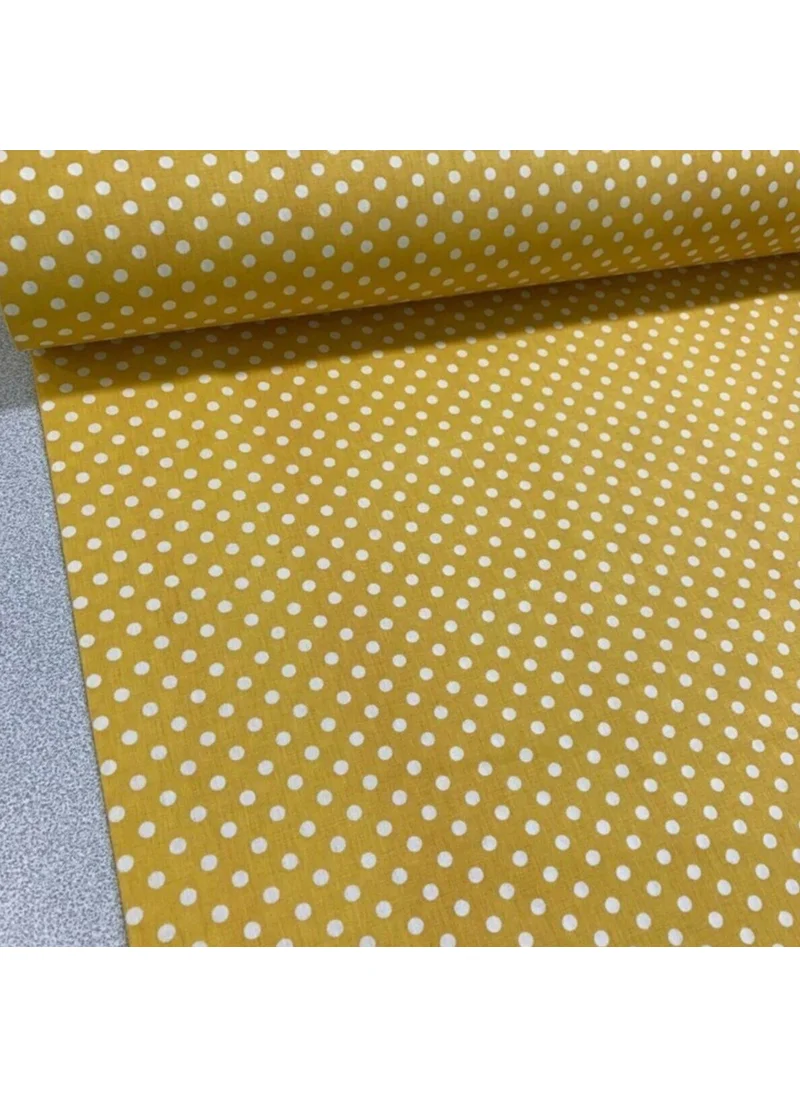 Bebek Özel Baby Special 100% Cotton Baby and Kids Elastic Sheet Yellow Polka Dot 70 x 120 cm