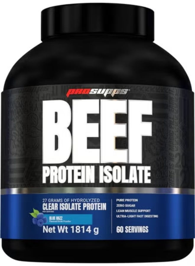 Prosupps Beef Protein Isolate 4lb Blue Razz + Prosupps Creatine Monohydrate Unflavored 300g - Image 2