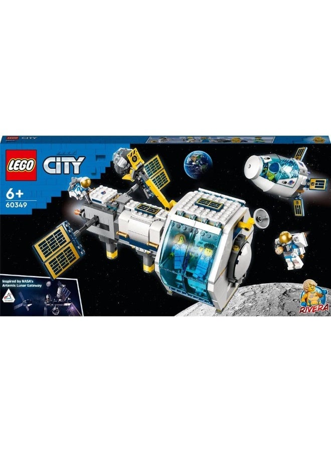 LEGO مجموعة بناء محطة الفضاء القمرية LEGO City 60349 (500 قطعة) - Image 2