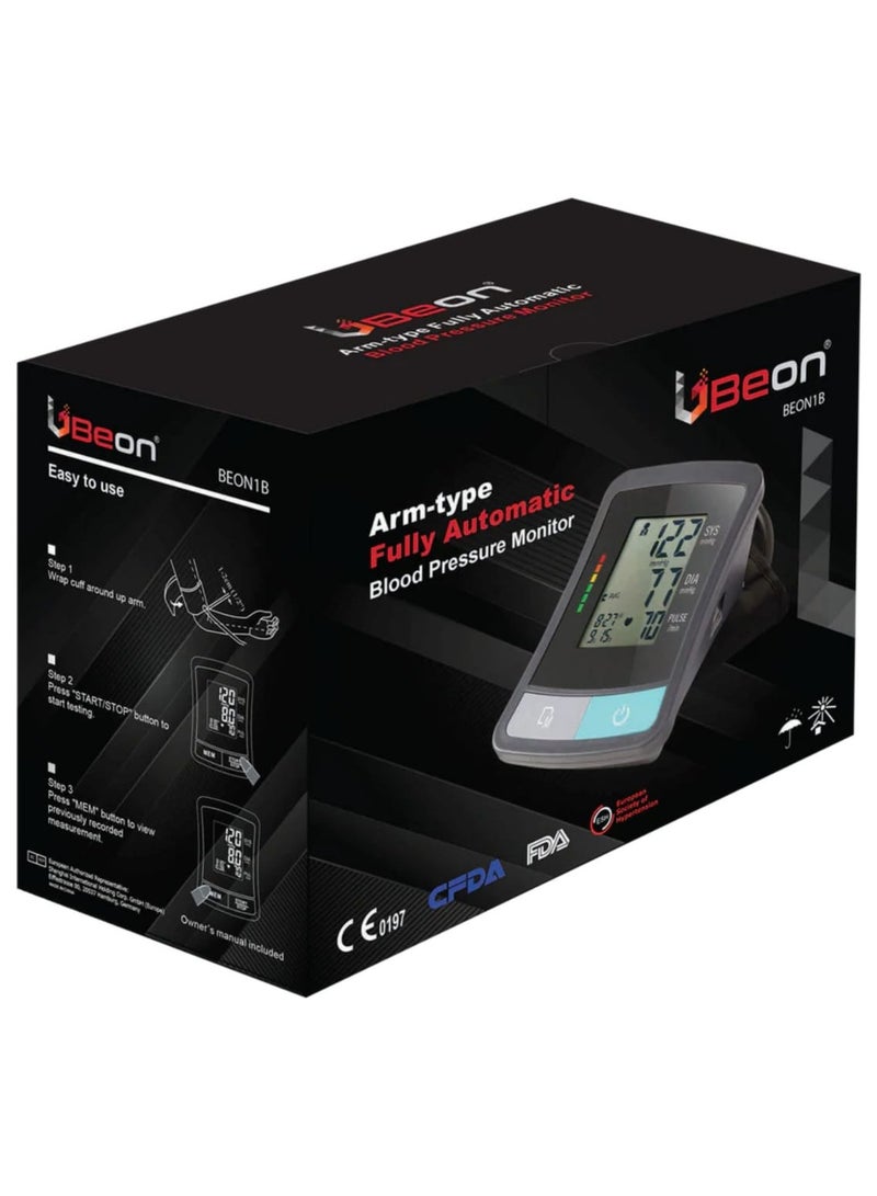 BEON جهاز قياس ضغط الدم الأوتوماتيكي بالكامل من نوع ARM