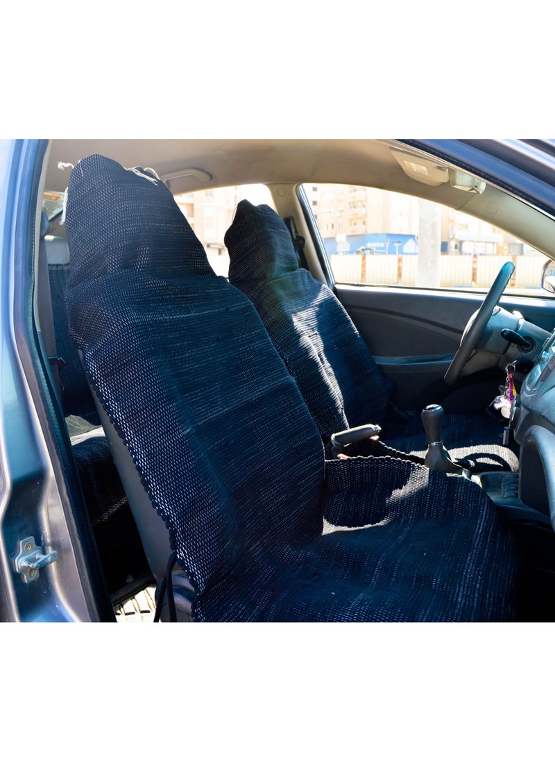Egypt Antiques Set of two pieces (wine) car seat history 70 cm length 150 cm cotton 100% natural  - Image 2