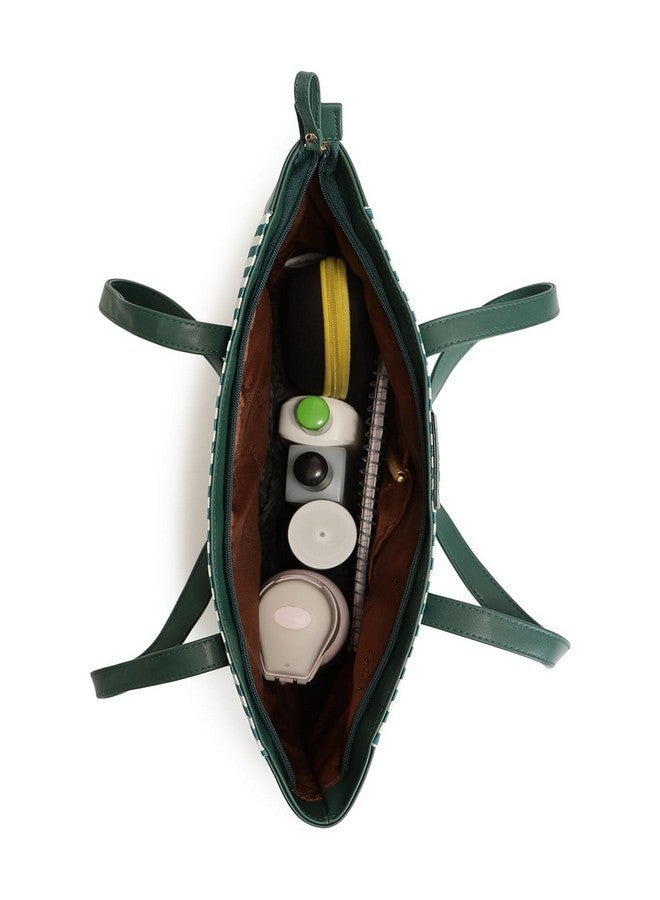 Fastrack Chic Campus Charm Striped Tote Bag for Women, Girls and Ladies - Image 5