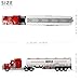 Risopen Tanker Semi Truck Toy 150 Scale Kenworth W900 Diecast Model Trucks Metal Semi Truck and Trailer Gifts for Boys Adult Model Car Collector - Image 4