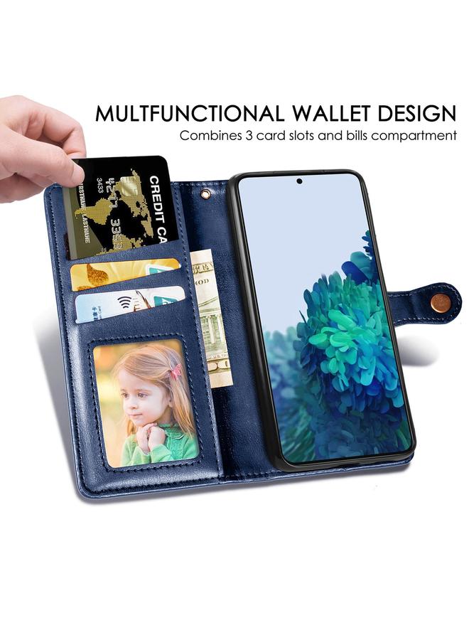 اس-توب جراب لهاتف Samsung Galaxy S22+ 5G، جراب هاتف من الجلد بلون سادة مع مشبك - Image 5