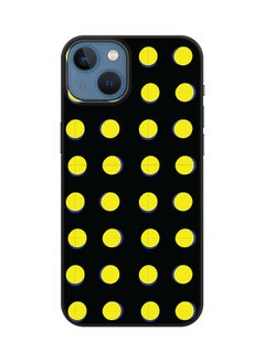 Case for Apple iPhone 14 Plus Case Slim Snap Classic Series Mobile Cover Hard PC Shield Matte Finish Print - Yellow Dots