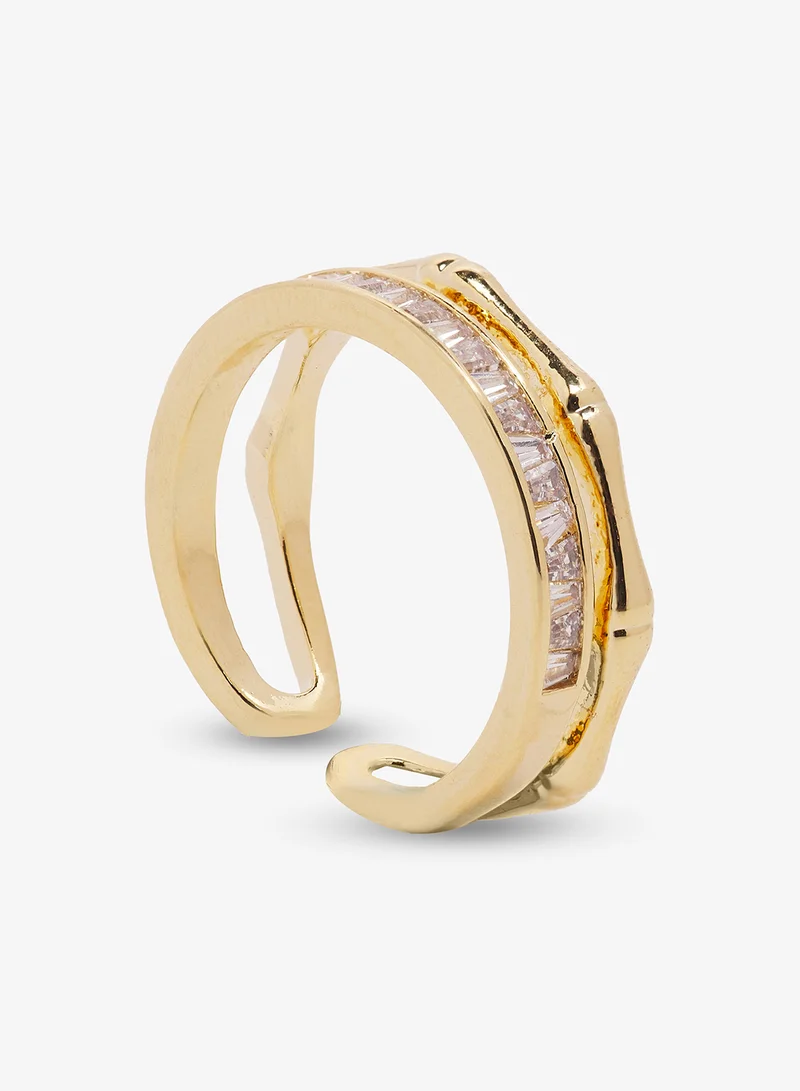 ELLA Diamonte Rhinestone Embellished Ring