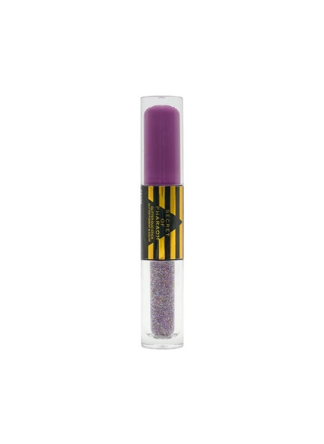 EBIN NEW YORK Secret Of Pharaoh Glitter Duo Stick (Dark Lotus)  - Image 2