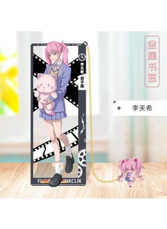 Anime Time Agent Metal Bookmark Two-Dimensional Grain Pattern High Definition Multiple Character Options Student Gift Home Decor Li Tianxi Figure 1
