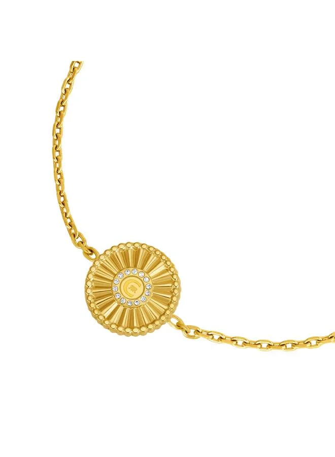شيروتي 1881 Lorena Gold Plated Stainless Steel Chain Bracelet for Women