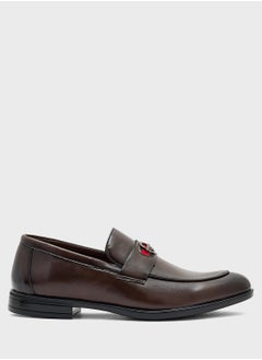 Robert Wood Webbing Detail Formal Loafers  - Image 1