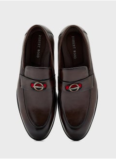 Robert Wood Webbing Detail Formal Loafers  - Image 4