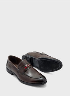 Robert Wood Webbing Detail Formal Loafers  - Image 3