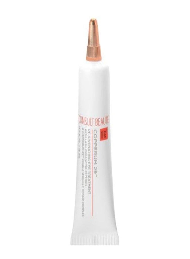 Consult Beaute Copperum 29 Rejuvenating Eye Treatment 0.5 oz. - Copper Peptides - Improve Appearance of Lines and Wrinkles - Hydrates Skin - Eye Lash Enhancing Serum - Image 1