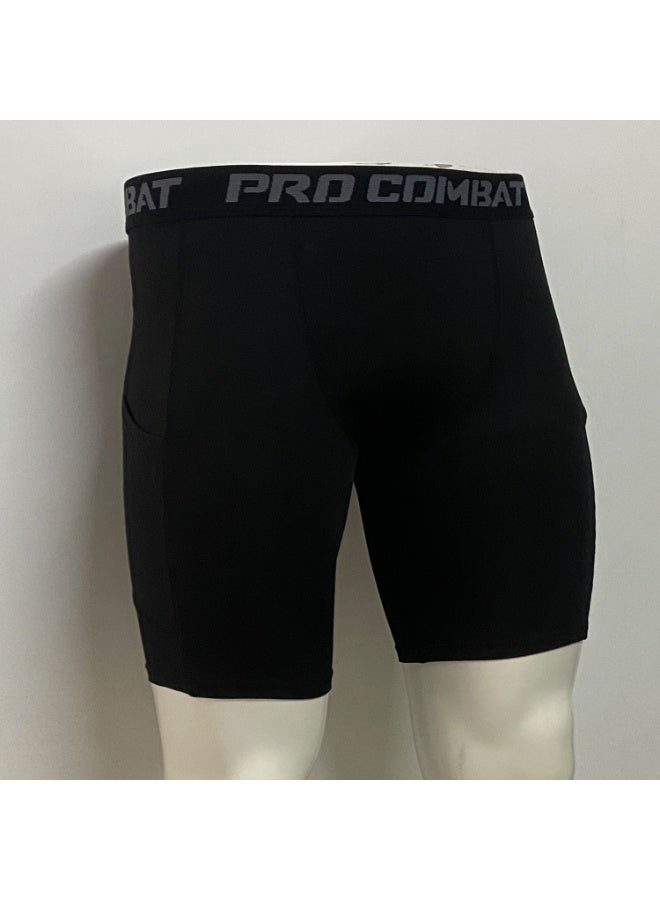 PRO سراويل ضيقة رياضية للرجال مع جيوب للركض في الهواء الطلق للياقة البدنية والتدريب في الصالة الرياضية - Image 3