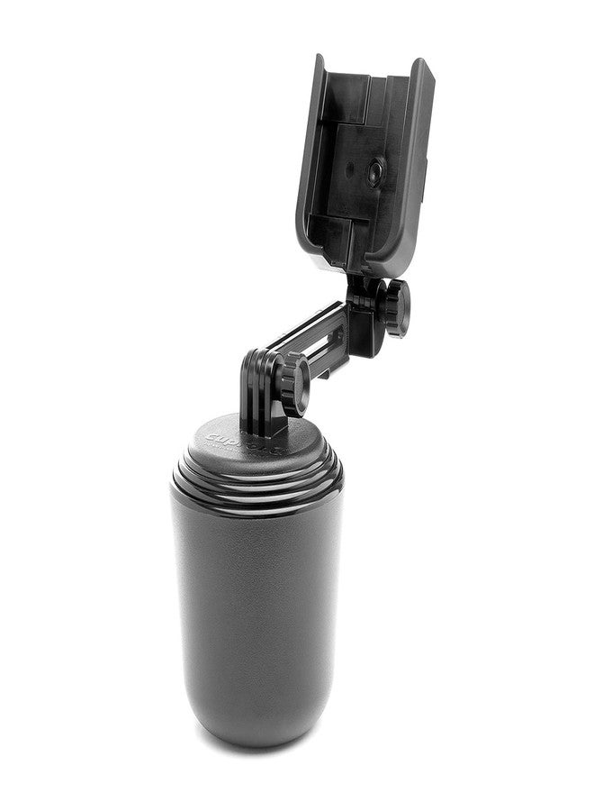 WeatherTech CupFone Two View with Extension - Adjustable, Universal Cup Holder Cell Phone Mount Car & Truck Accessory - Best Design for iPhone & Smartphone Charging - Black Plastic Knobs - Image 5