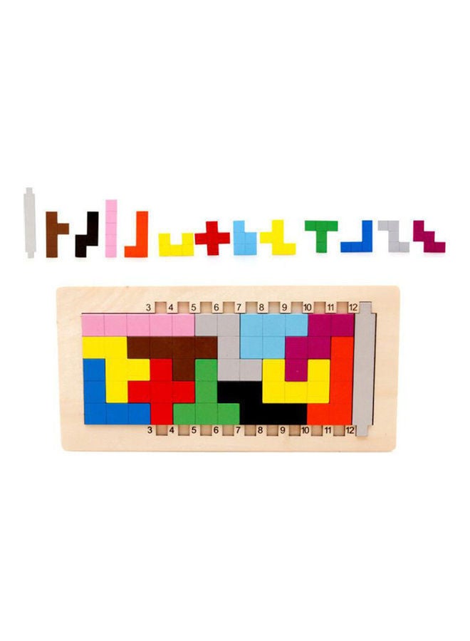 NIBEMINENT Tangram Wooden Jigsaw Puzzle Set - Image 1